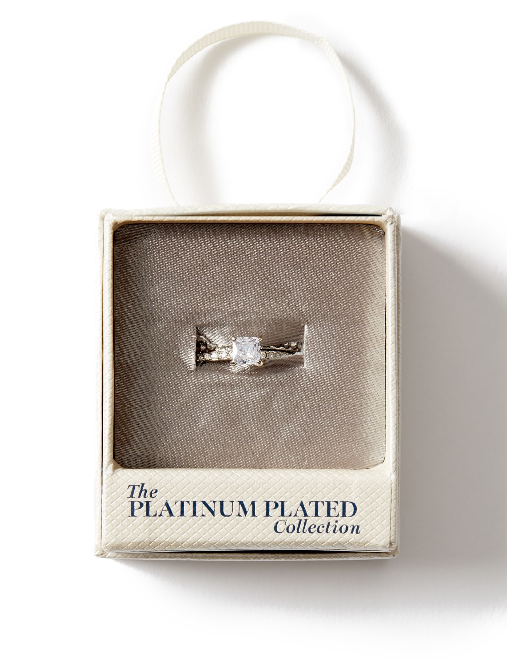 Marks and spencer platinum plated ring hotsell