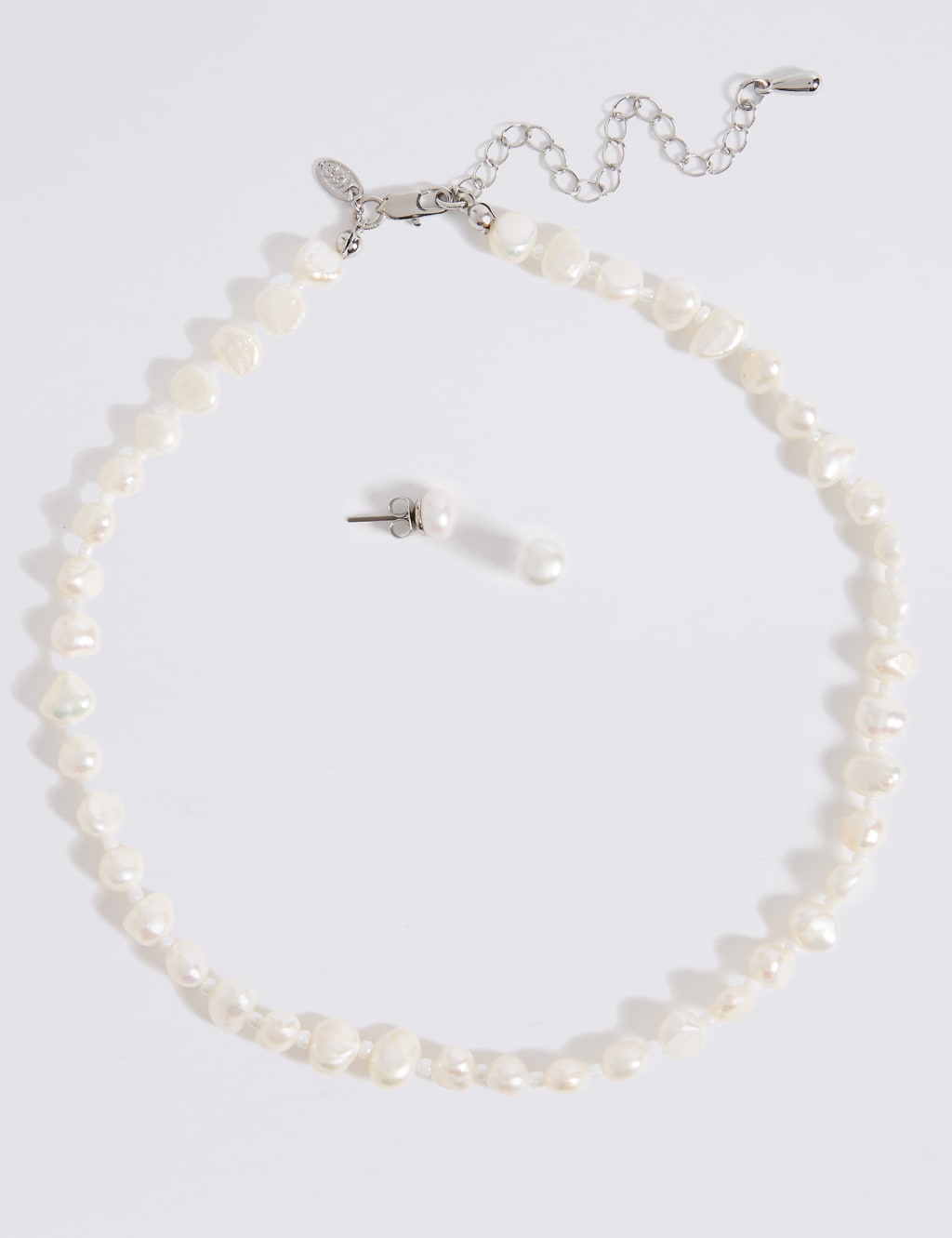 Pearl necklace m&s top