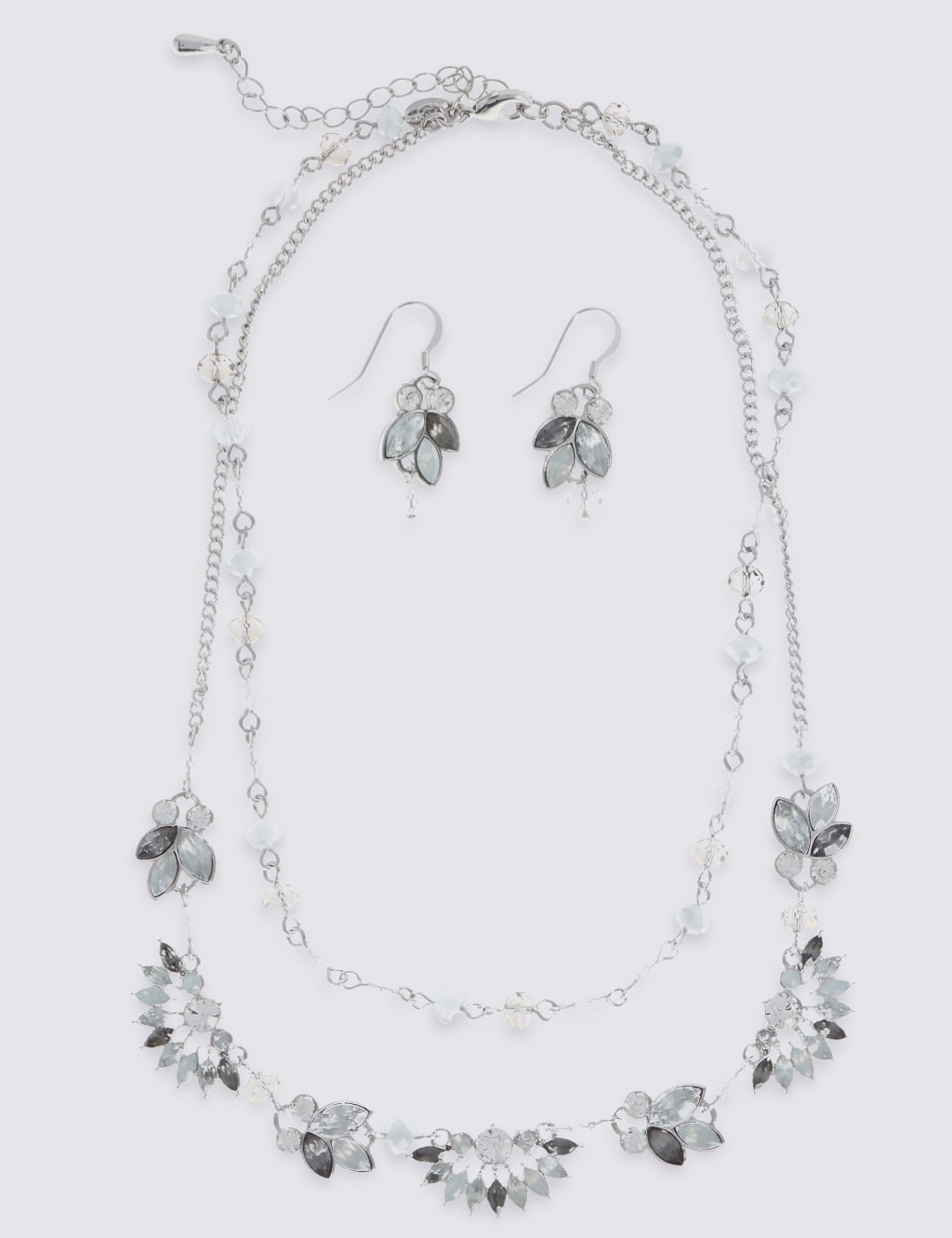 Frozen Sparkle Necklace & Earring Set 1 of 2