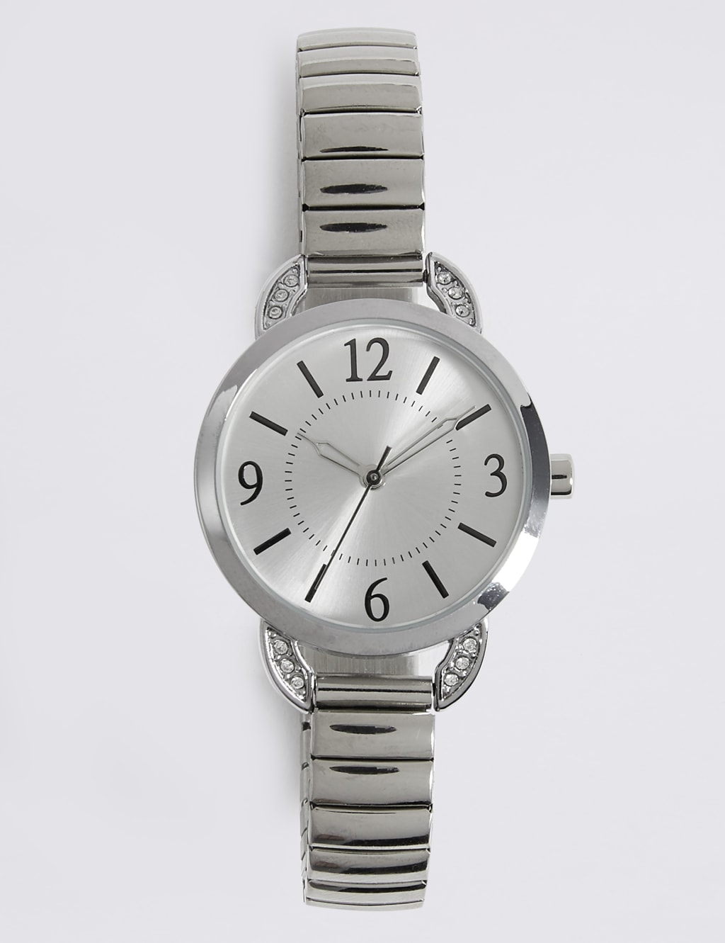 Round Face Expandable Strap Watch 2 of 4