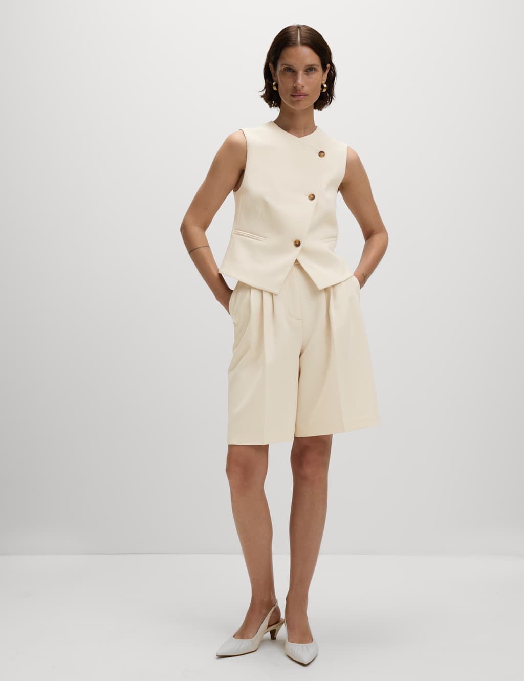 Tailored Asymmetric Waistcoat 3 of 8