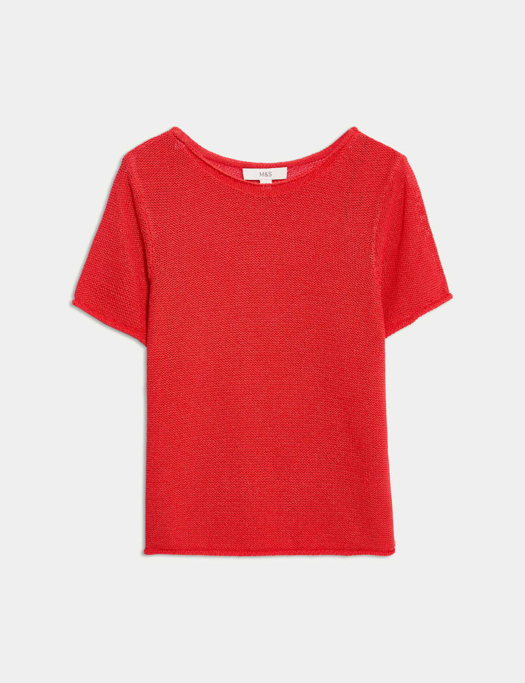 Textured Crew Neck Knitted Top 2 of 5