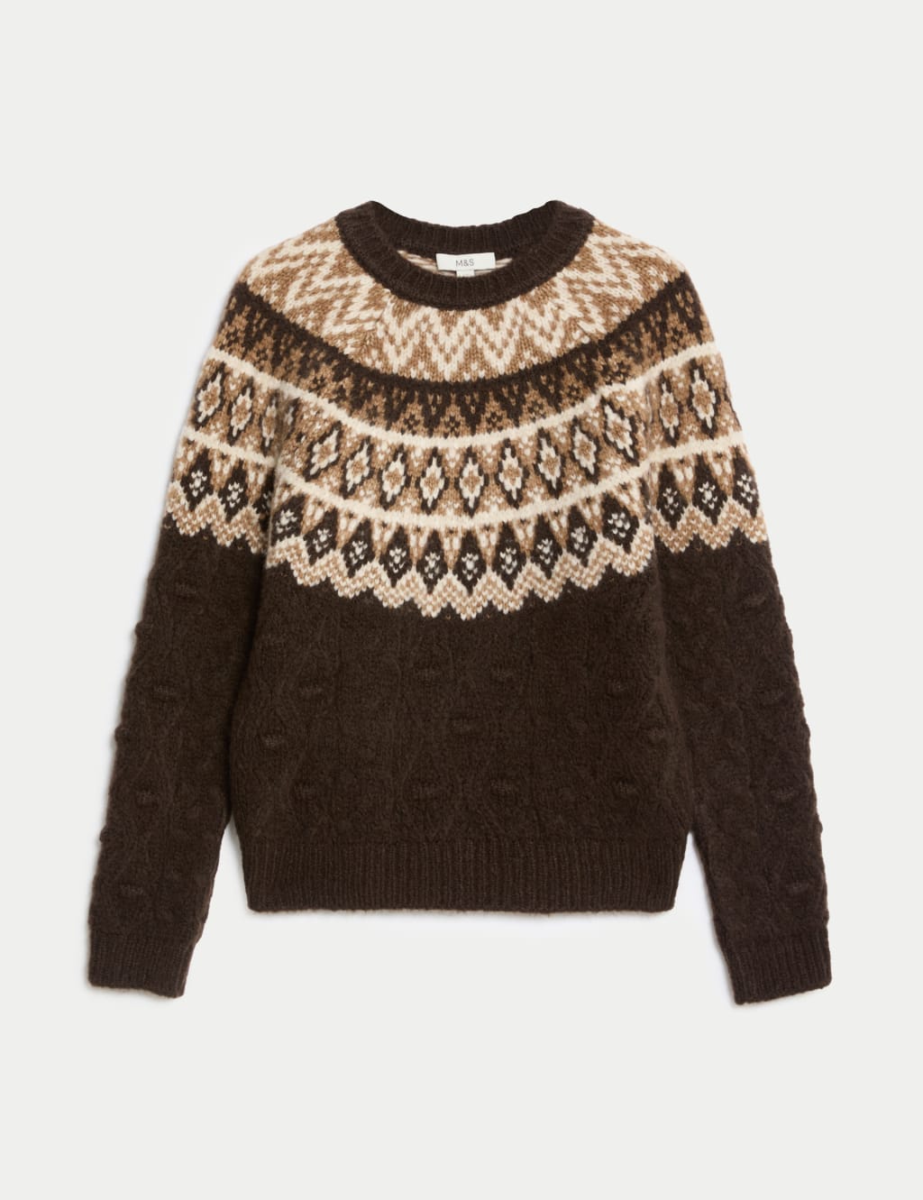 Fair isle jumper mens marks and spencer deals