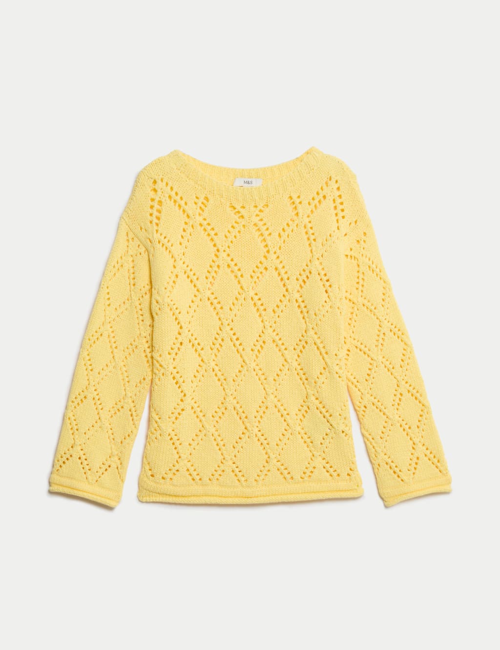 Cotton Blend Textured Jumper 2 of 6