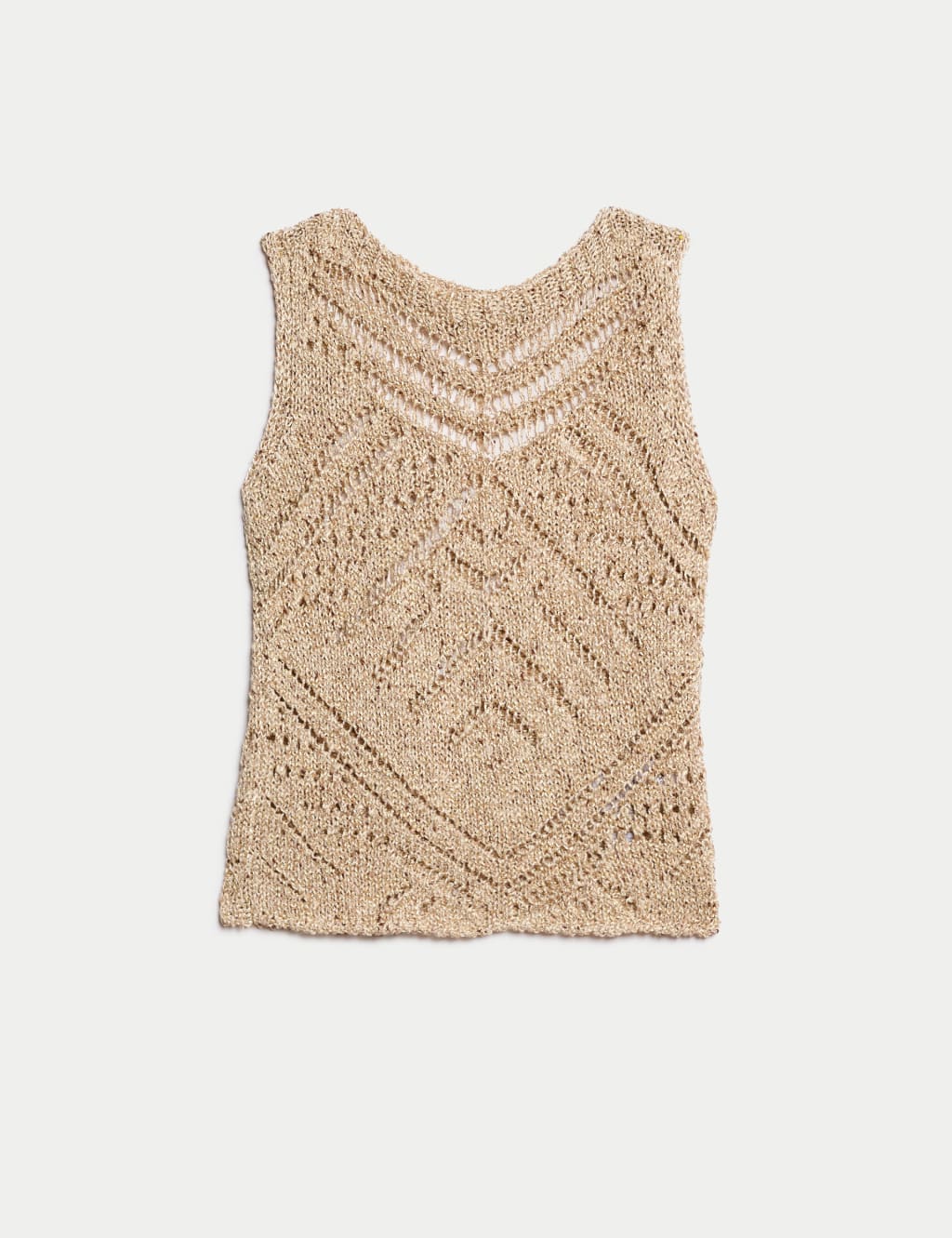Metallic Vest With Cotton 2 of 6