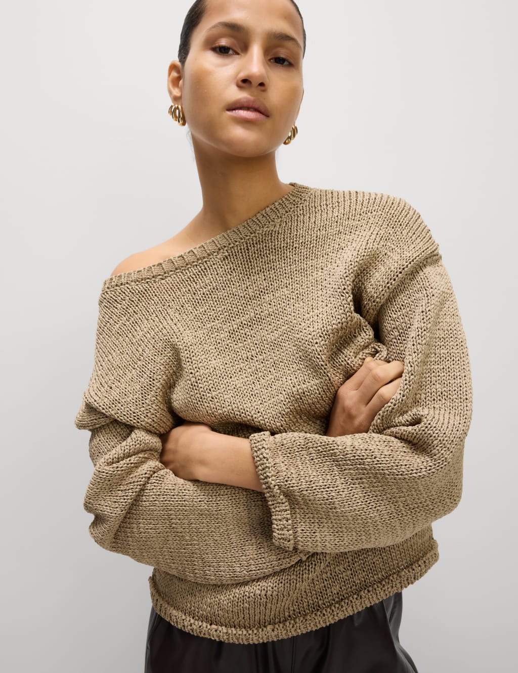 Textured Crew Neck Jumper 3 of 6