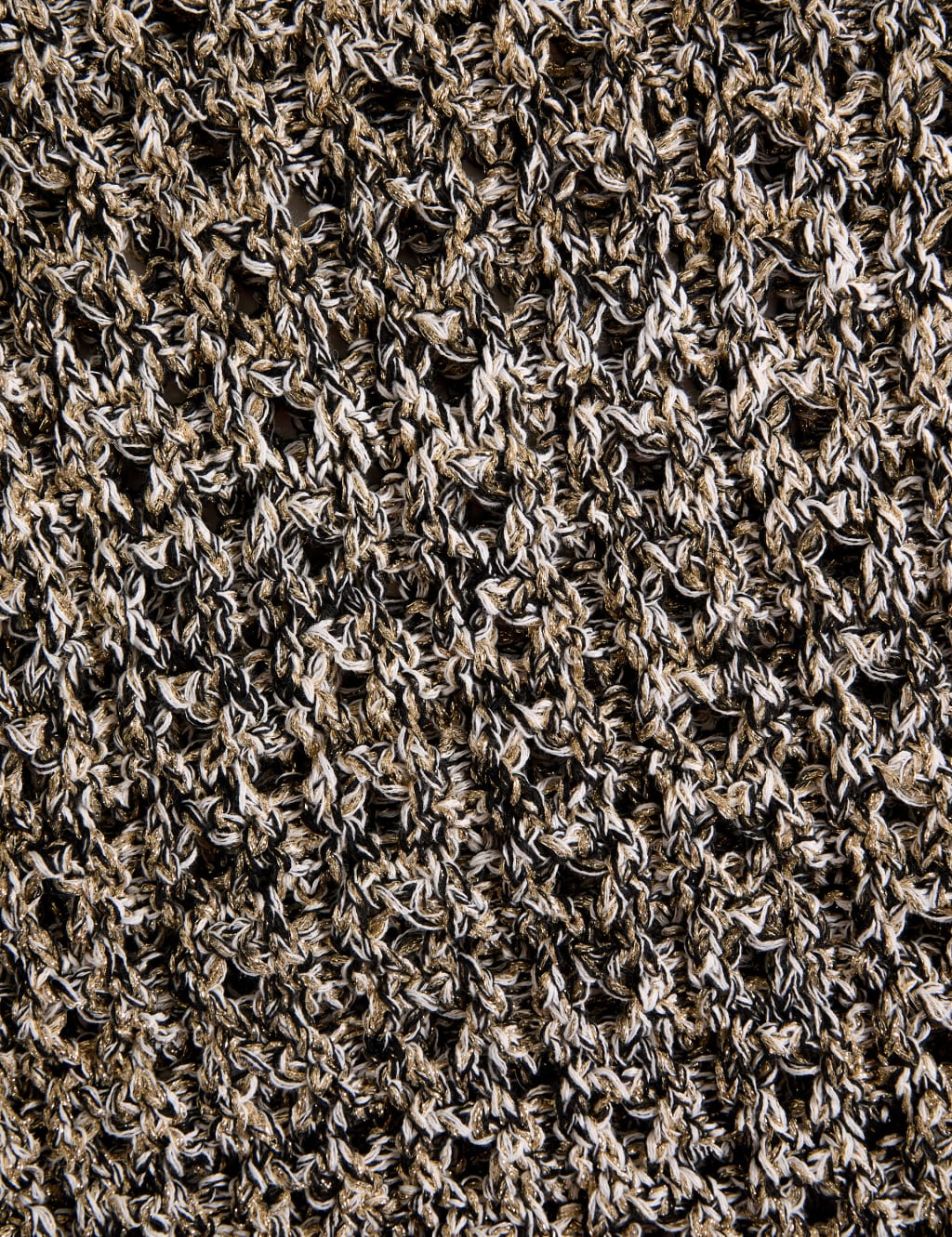 Cotton Blend Metallic Textured Jumper 7 of 7