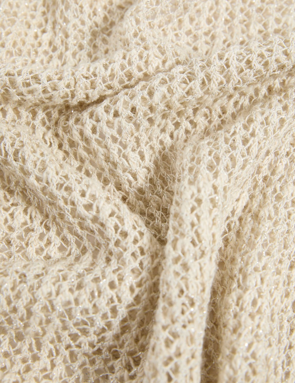 Cotton Blend Metallic Jumper with Linen 6 of 6