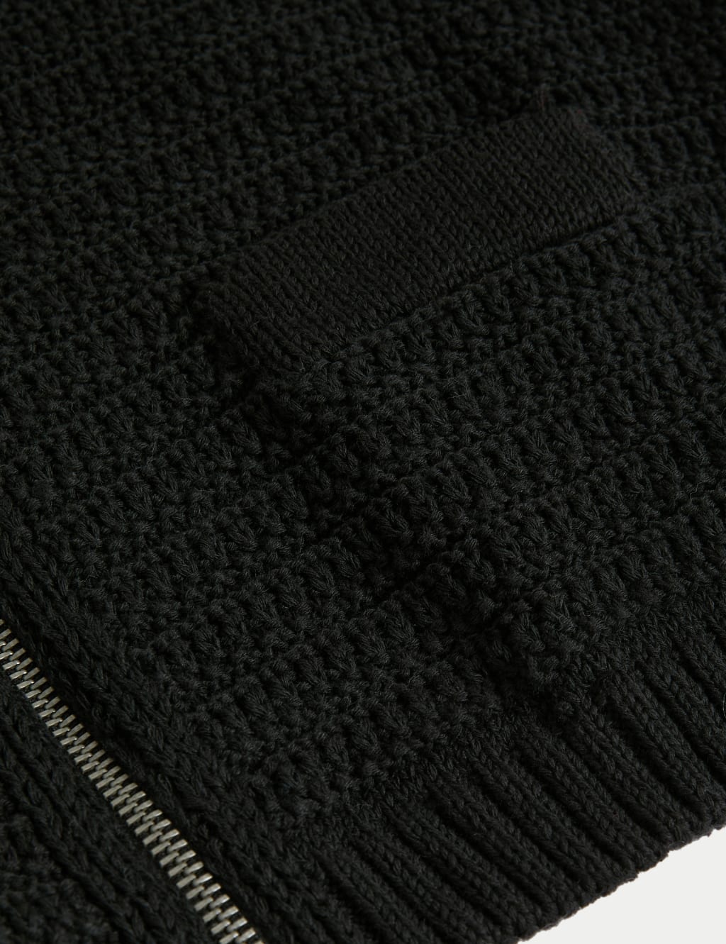 Cotton Rich Textured Knitted Jacket 6 of 6