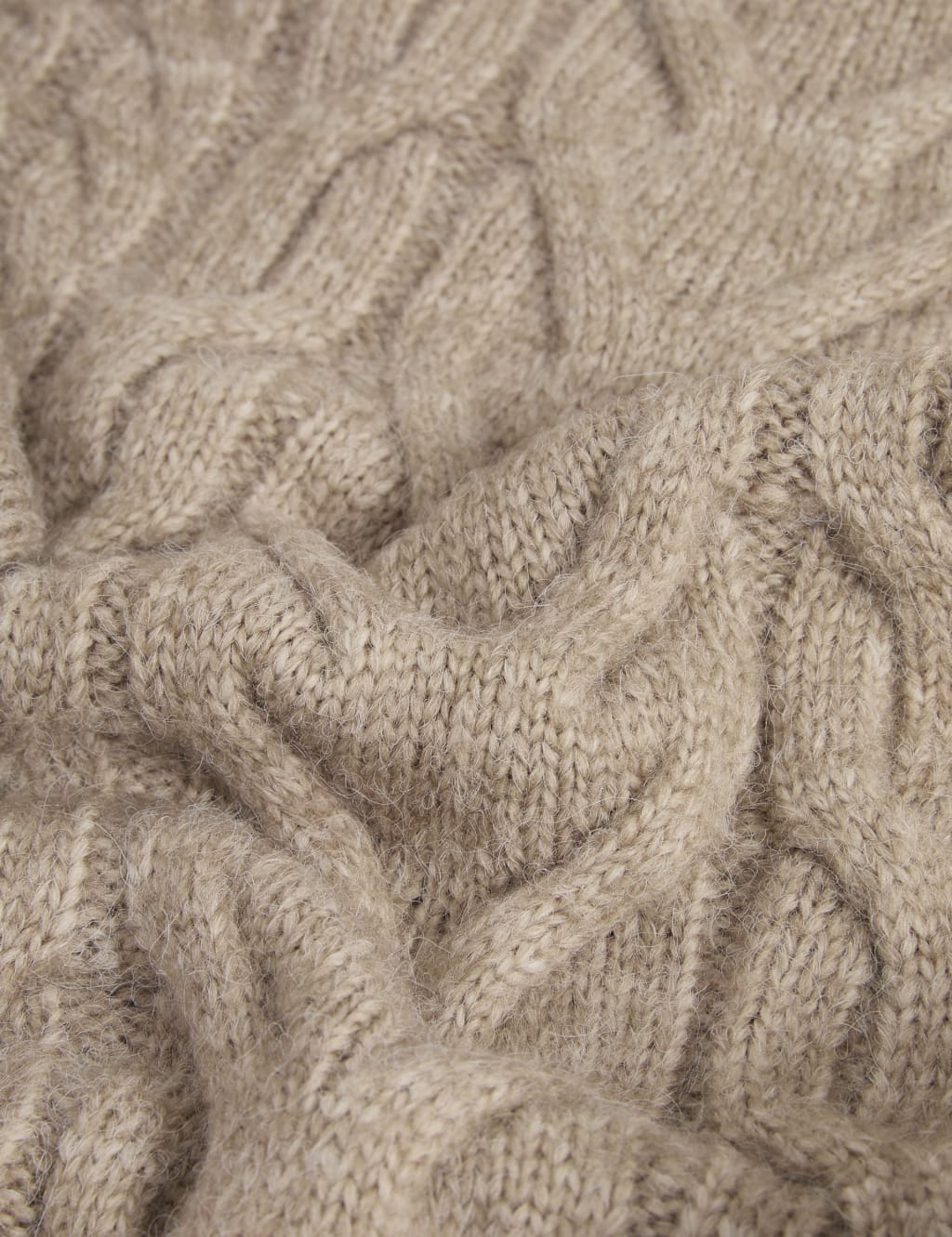 Wool cable knit cheap