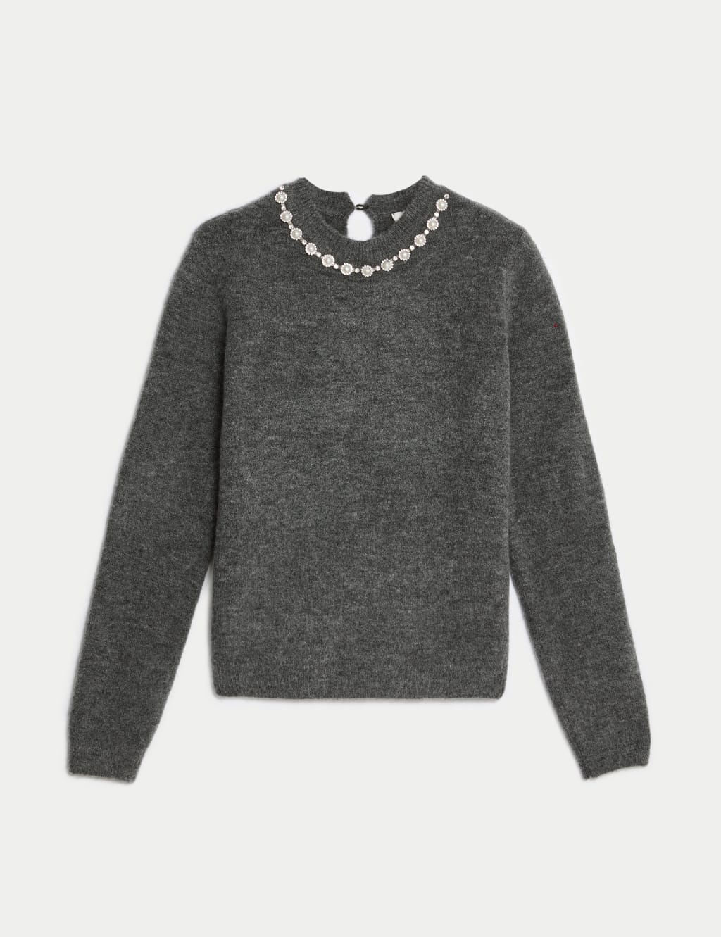 Embellished Crew Neck Jumper