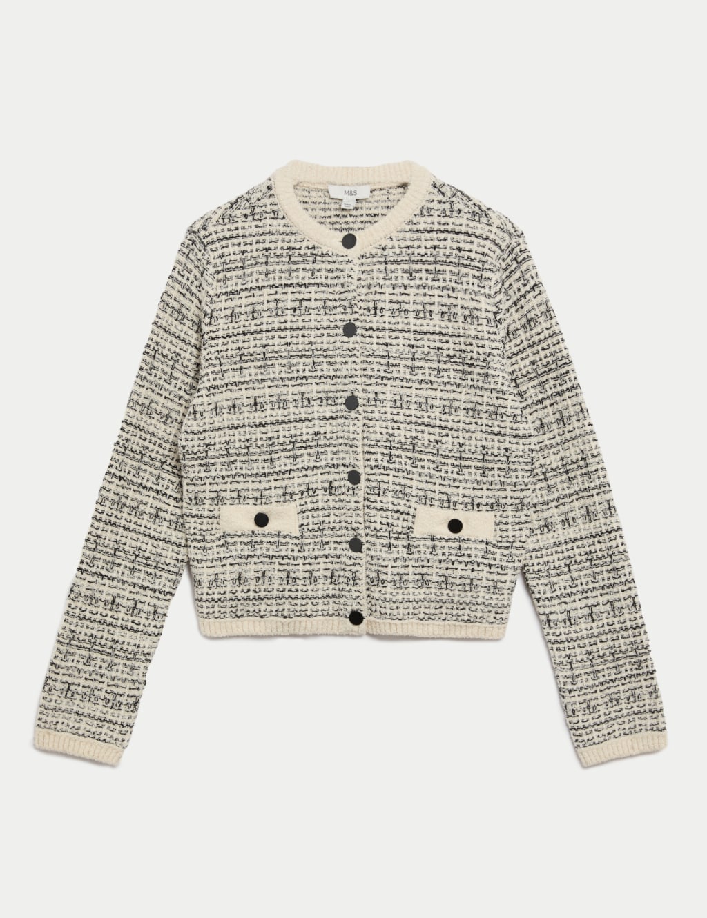 Cotton Rich Textured Cardigan M S Collection M S