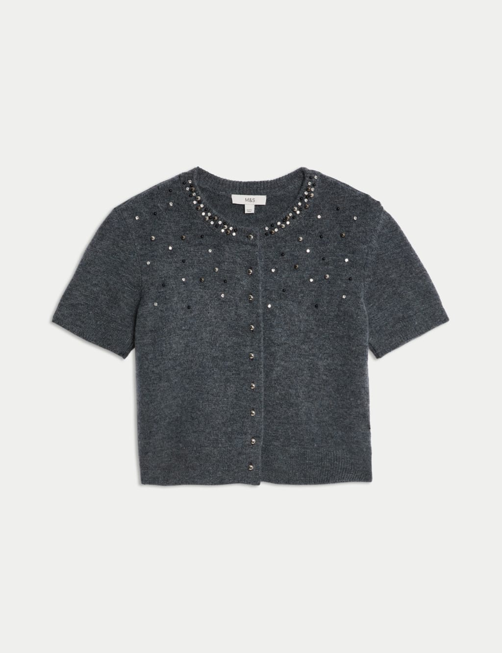 Embellished Cropped Cardigan M S Collection M S