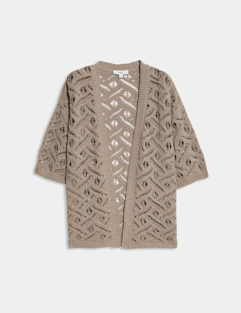 Textured Edge to Edge Longline Cardigan 2 of 7