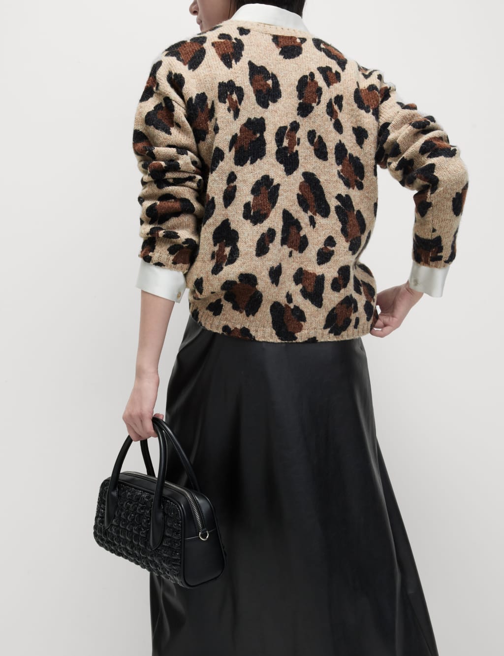 M and s animal print jumper new arrivals