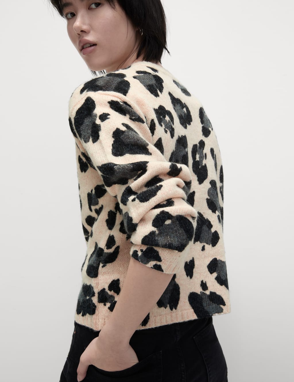 M&s animal print cardigan deals