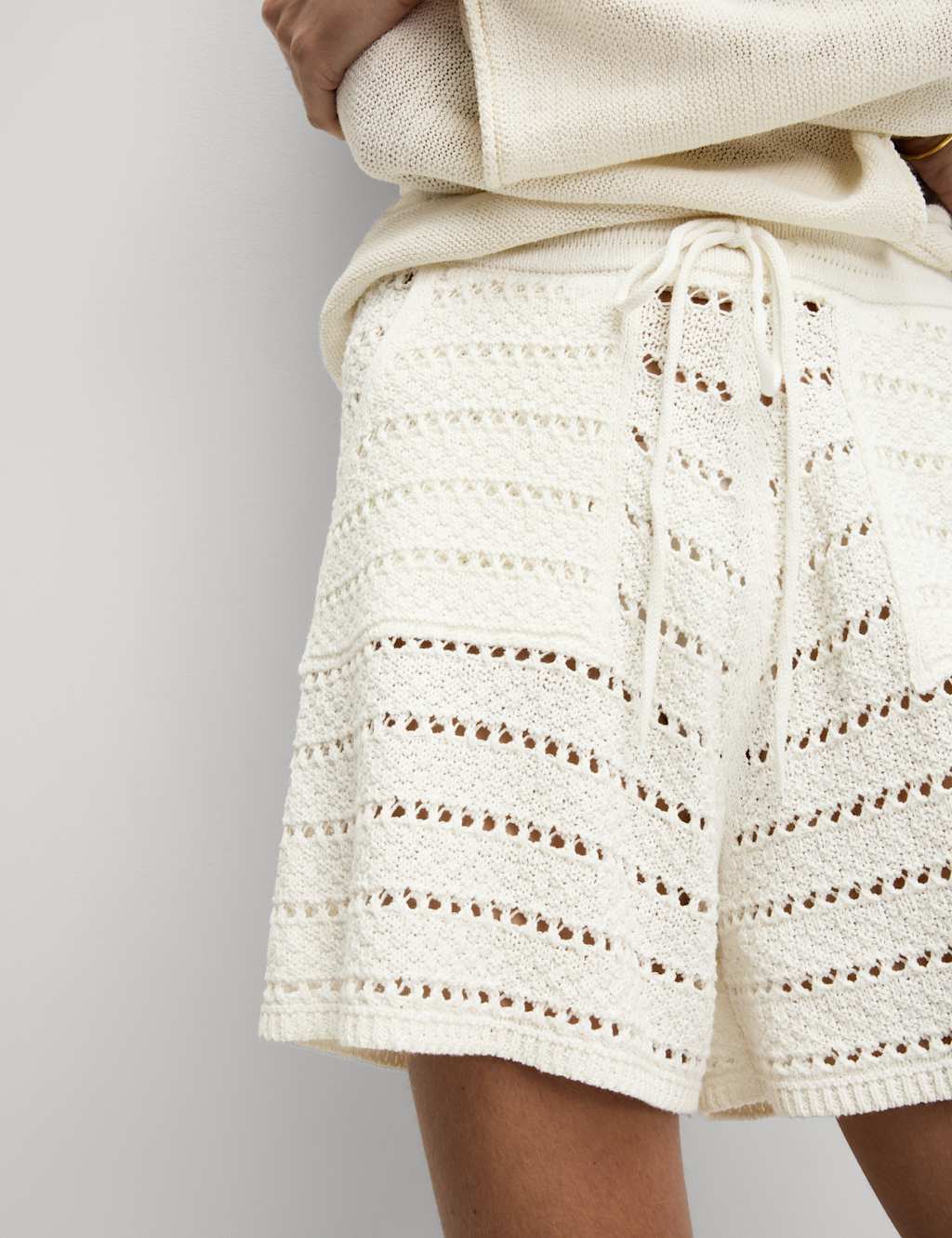 Cotton Rich Open Stitch Beach Shorts 6 of 6