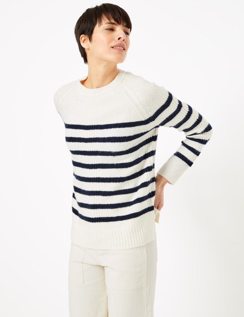 Striped Round Neck Jumper 1 of 5