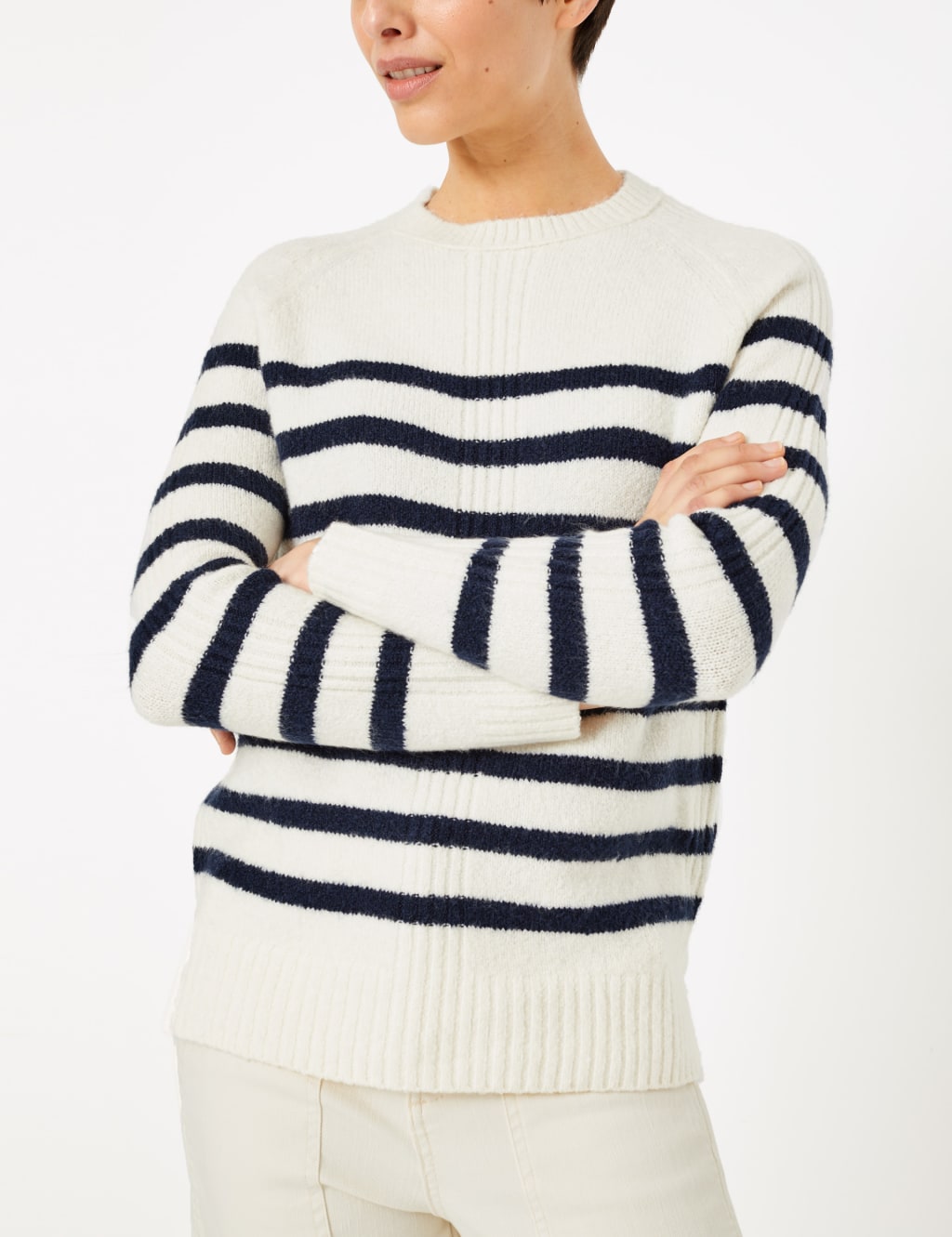 Striped Round Neck Jumper 3 of 5