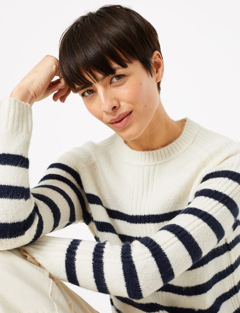 Striped Round Neck Jumper 5 of 5