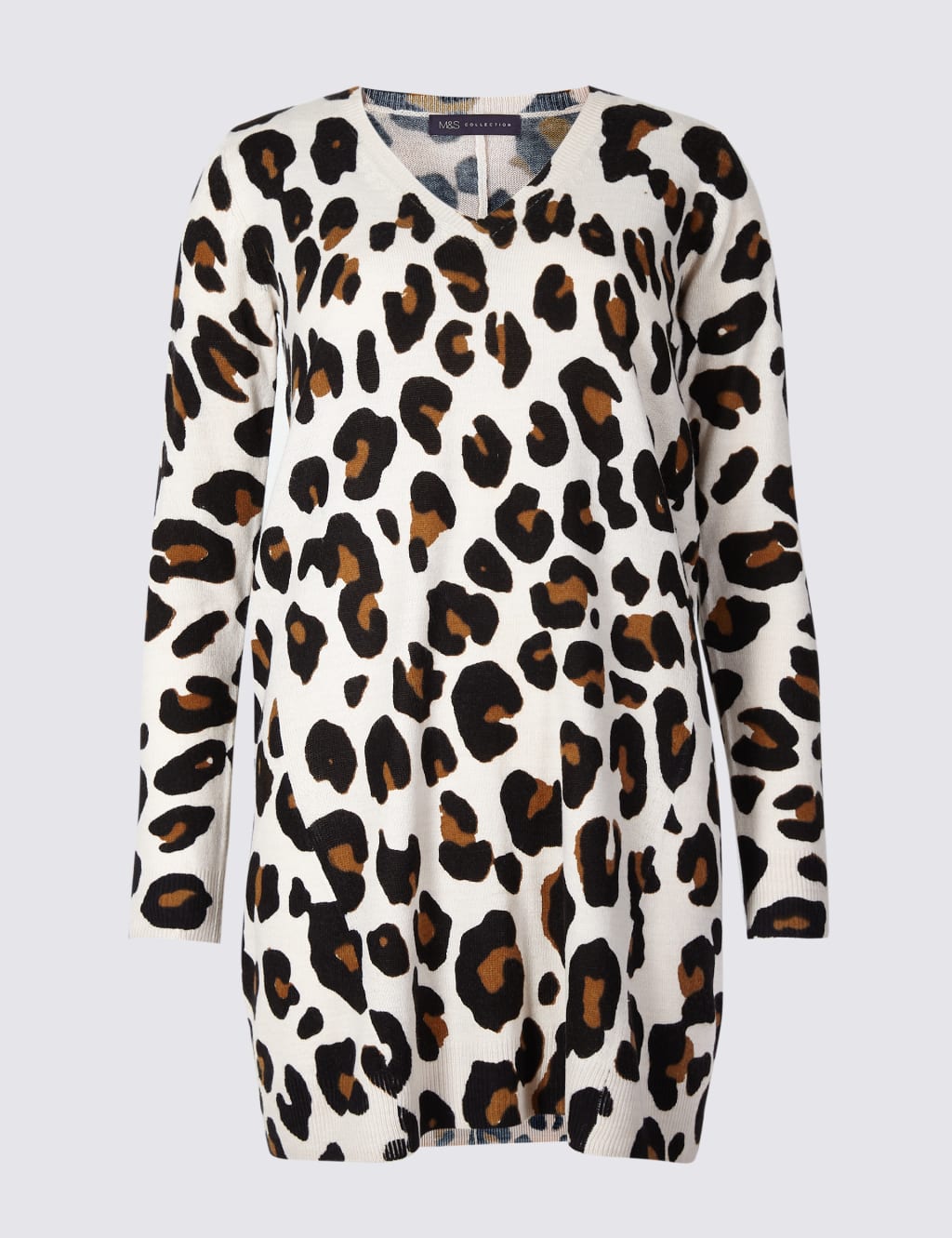 M and s animal print jumper new arrivals