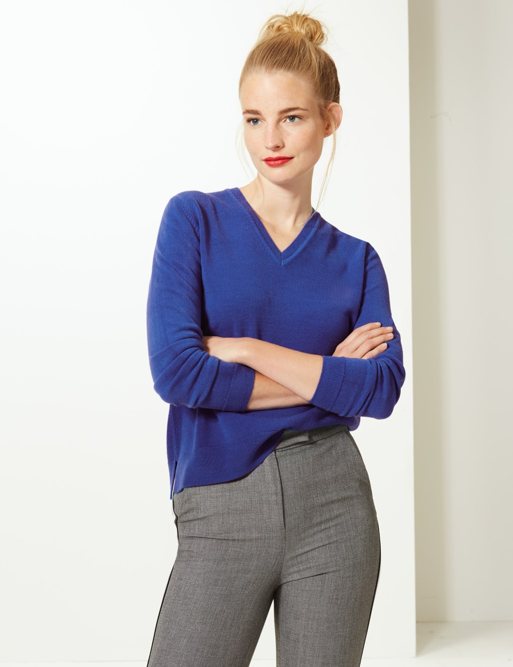 M&s womens v neck jumpers online