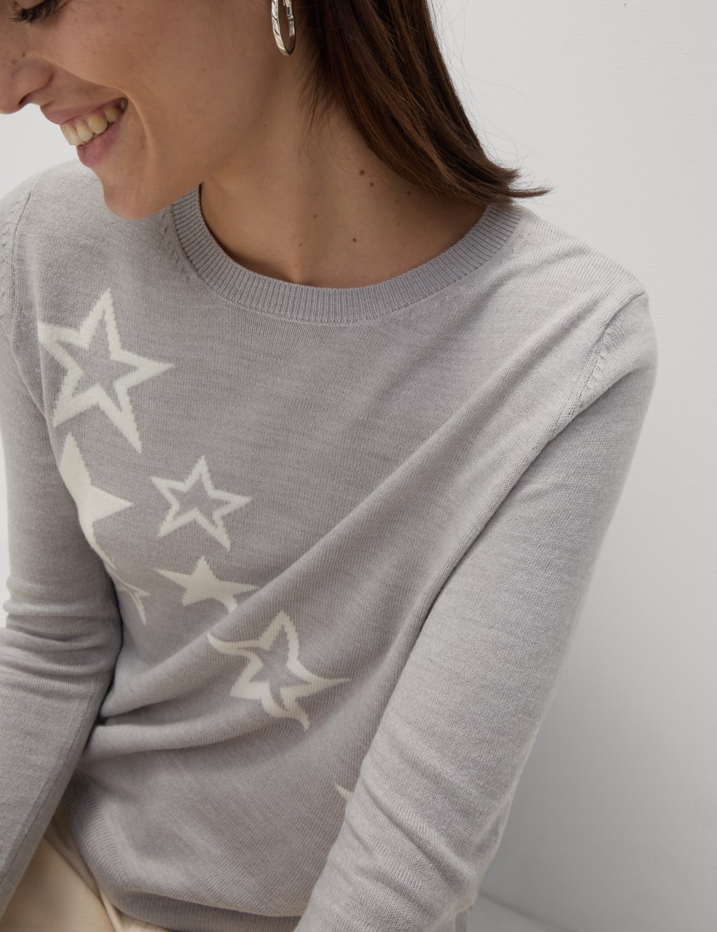 Star Crew Neck Jumper