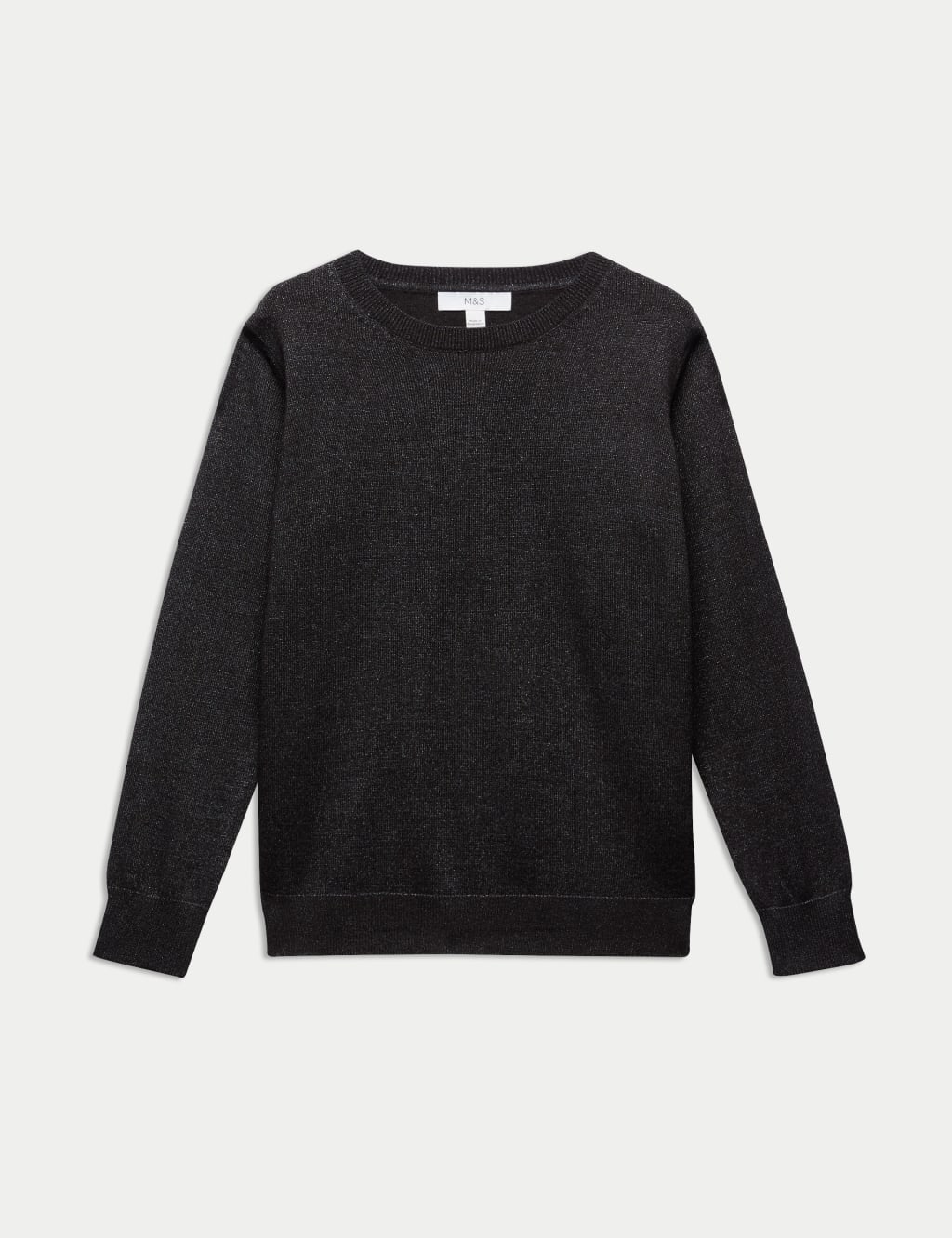 Sparkly Crew Neck Relaxed Jumper