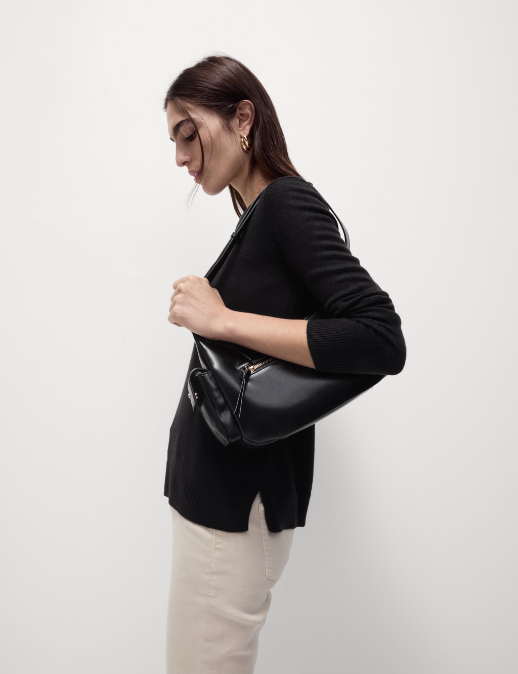 Marks and spencer ladies black jumpers online