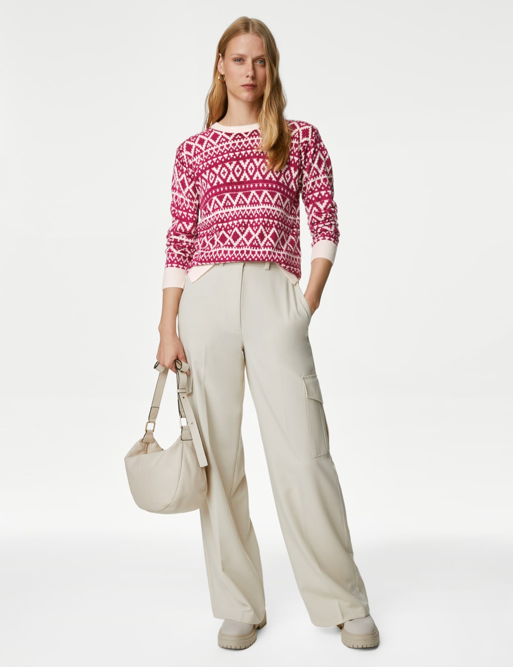 Supersoft Fair Isle Crew Neck Jumper 3 of 6