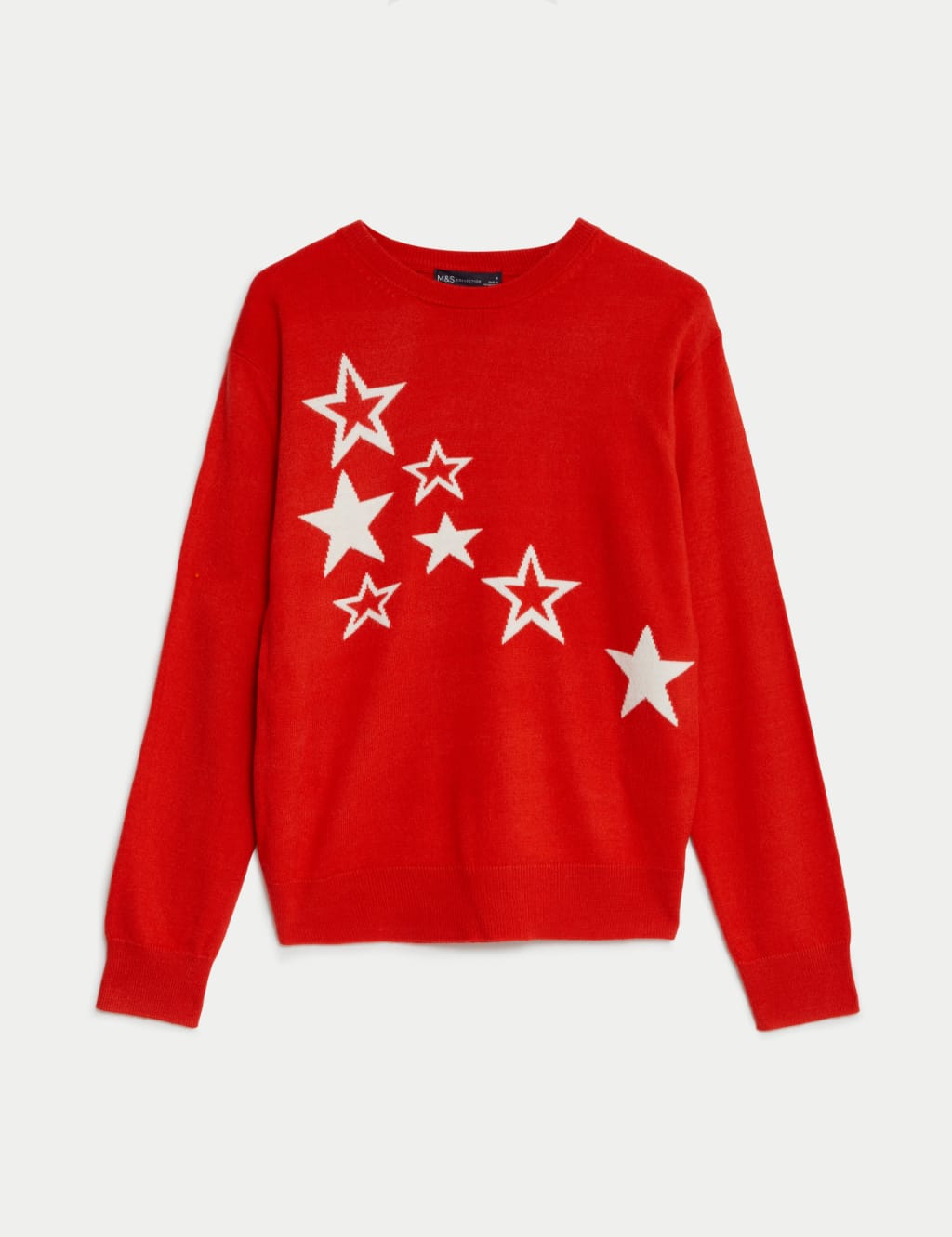 Supersoft Star Crew Neck Jumper M S Collection M S