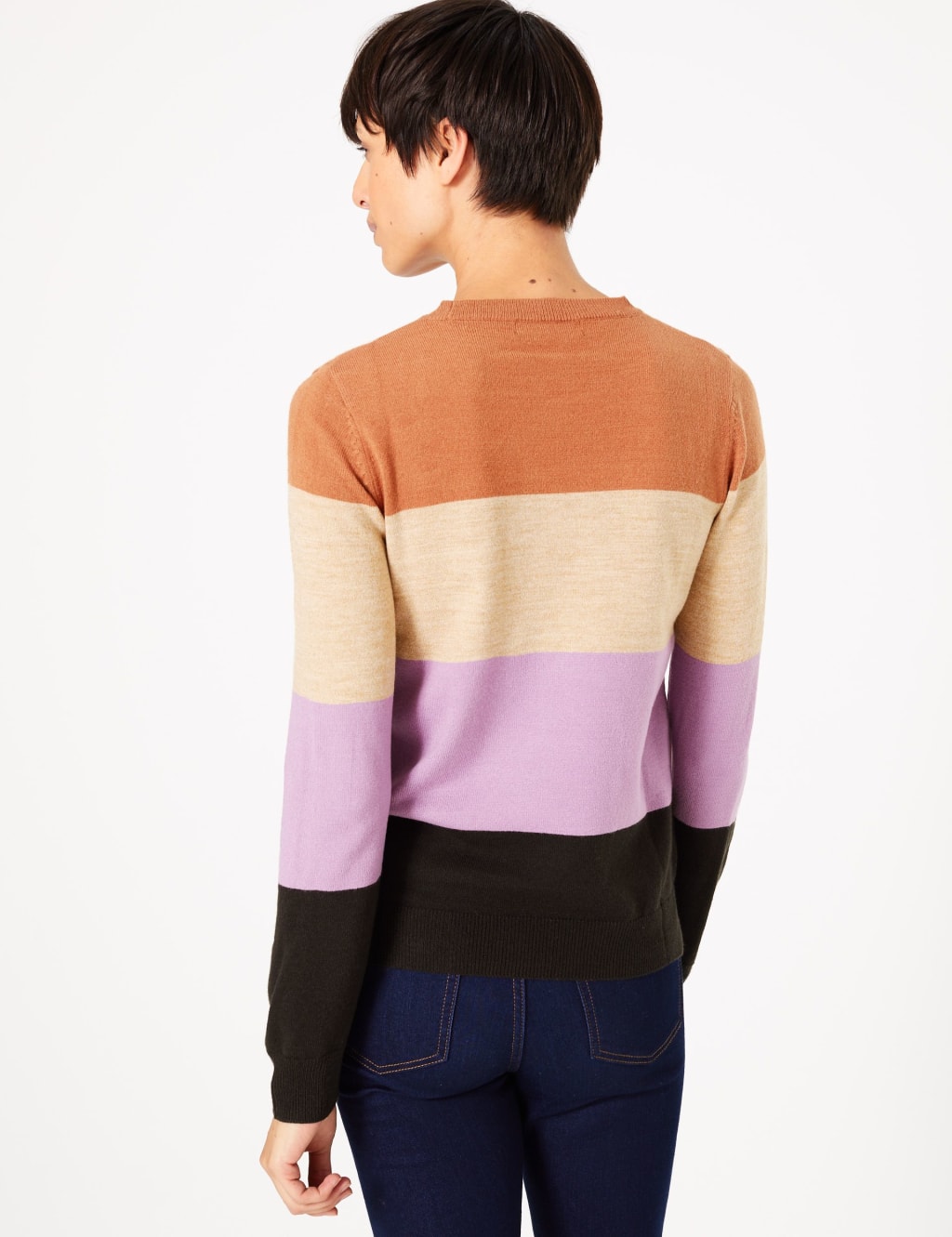 Colour Block Striped Jumper 4 of 4