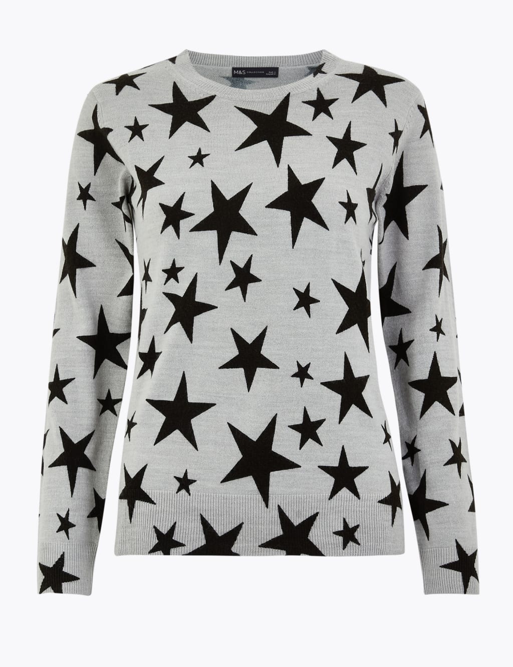 Supersoft Star Crew Neck Jumper M S Collection M S