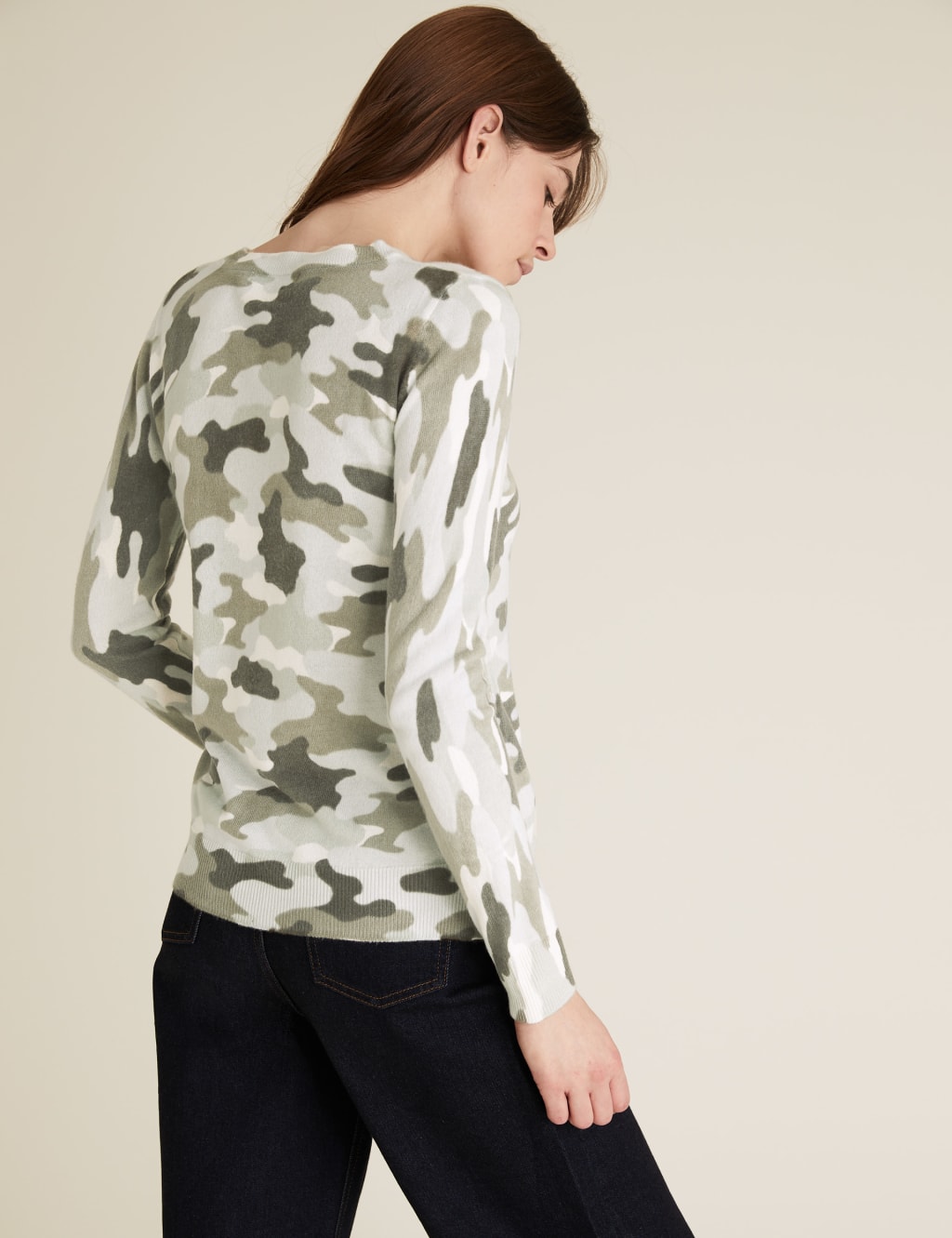Supersoft Camo Crew Neck Jumper 4 of 4
