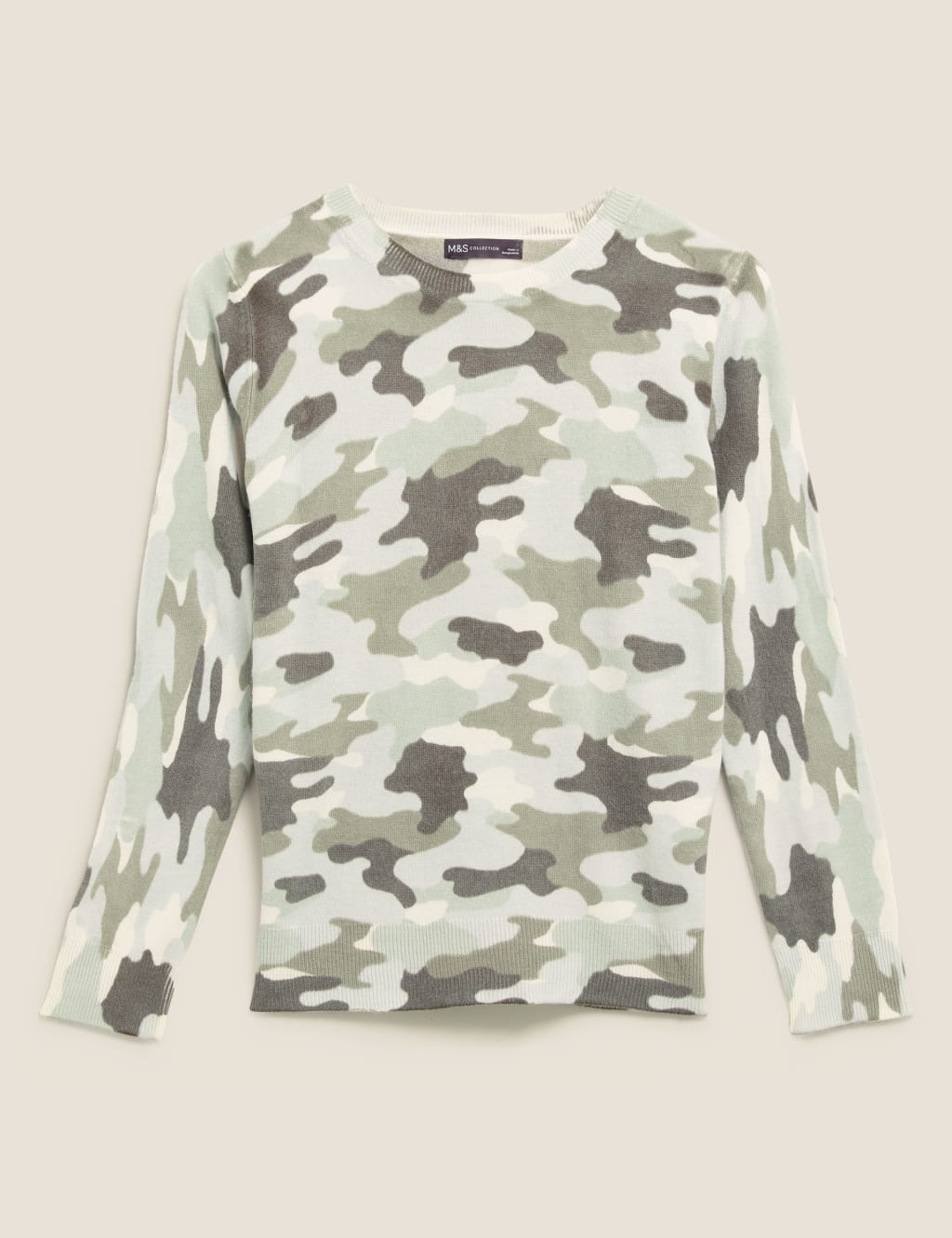 Supersoft Camo Crew Neck Jumper 2 of 4