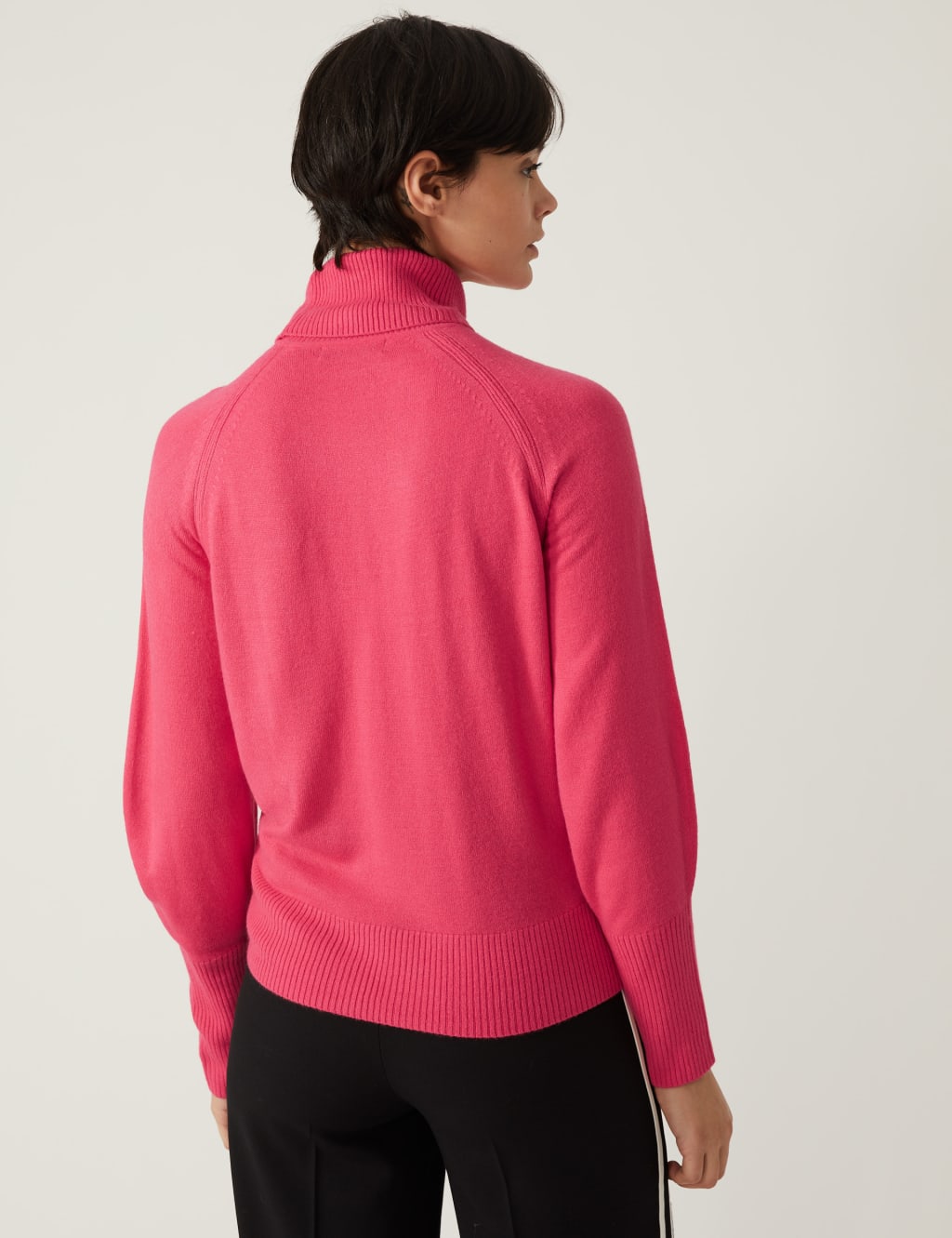 Supersoft Roll Neck Balloon Sleeve Jumper 4 of 6