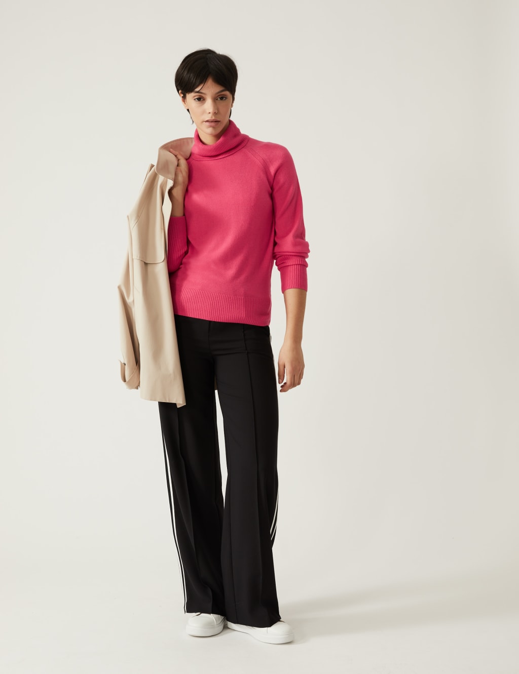 Supersoft Roll Neck Balloon Sleeve Jumper 5 of 6
