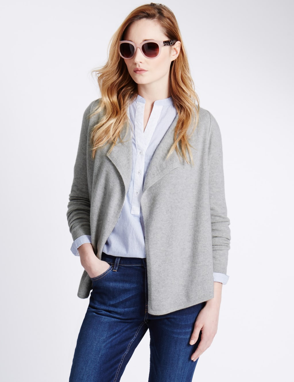 Marks and spencer waterfall cardigan clearance