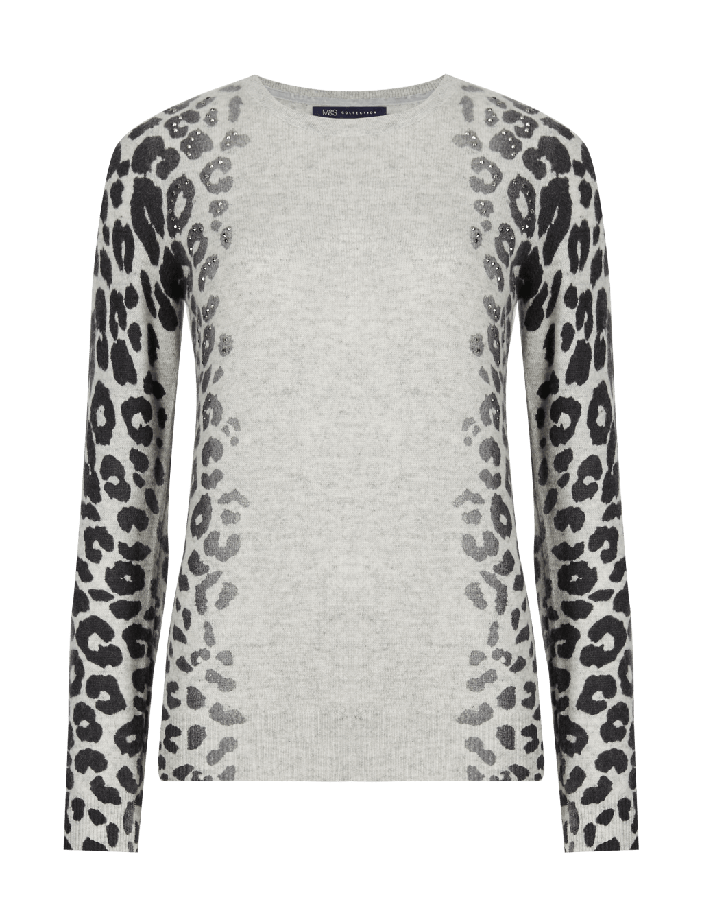 Pure Cashmere Animal Print Jumper 2 of 4