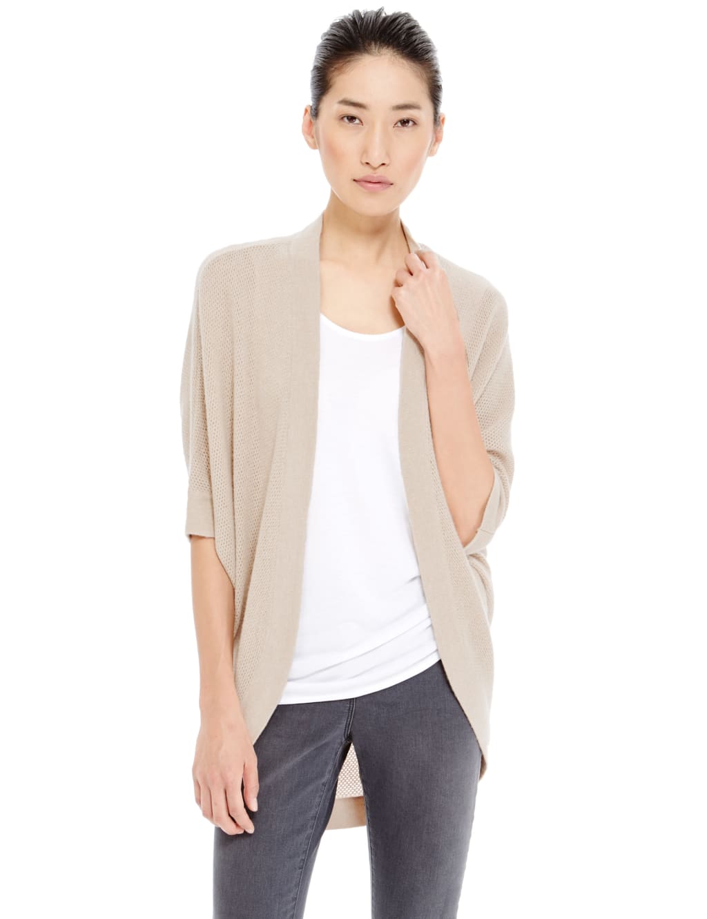 Cocoon cardigan top