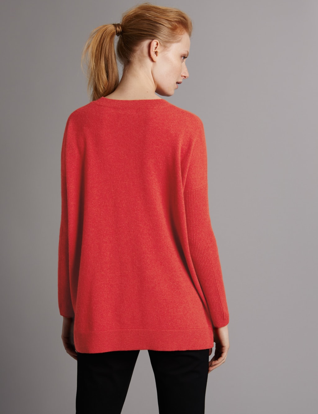 Pure Cashmere 2 Pocket Jumper 3 of 4