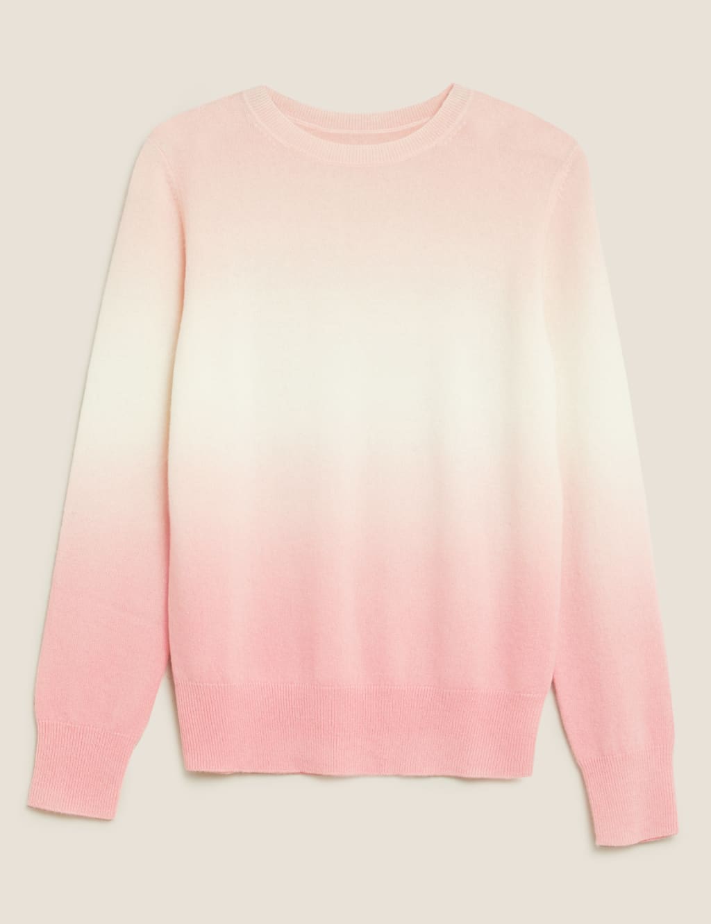 Pure Cashmere Ombre Crew Neck Jumper 2 of 6