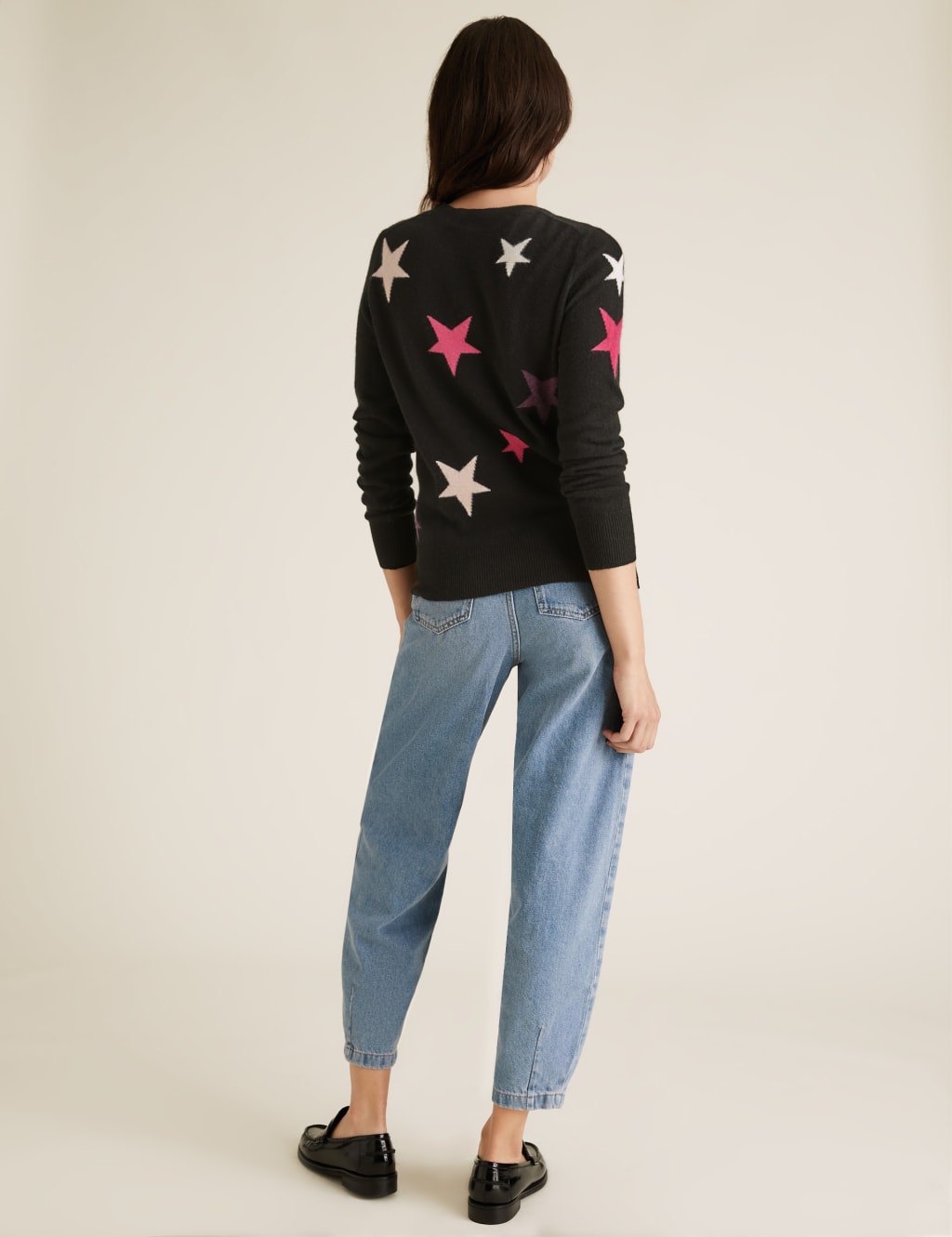 M&s cashmere star jumper hotsell