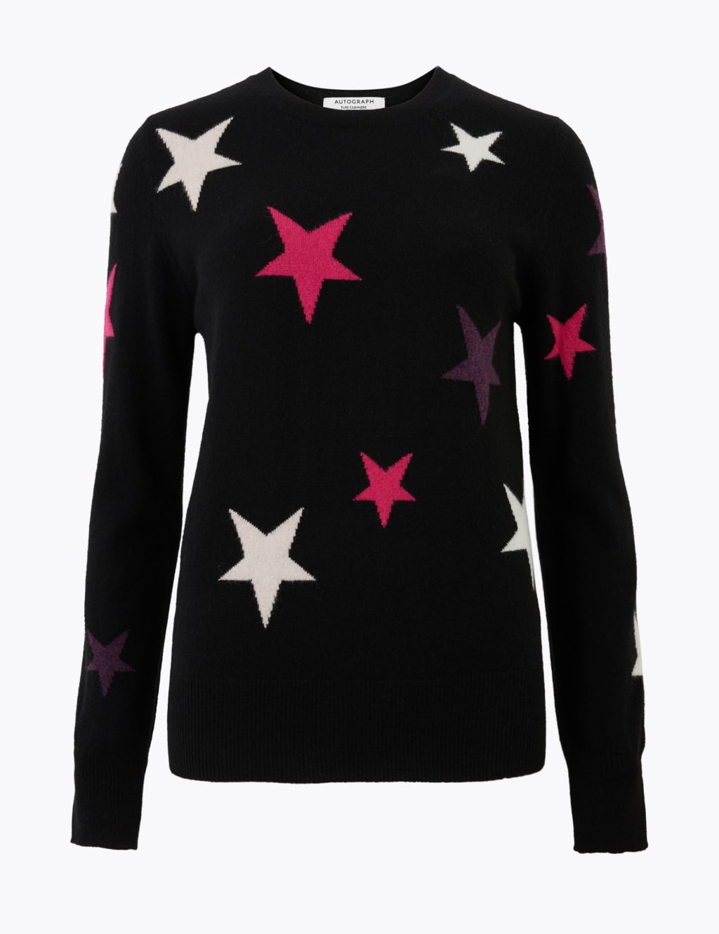 Pure Cashmere Star Print Jumper Autograph M S