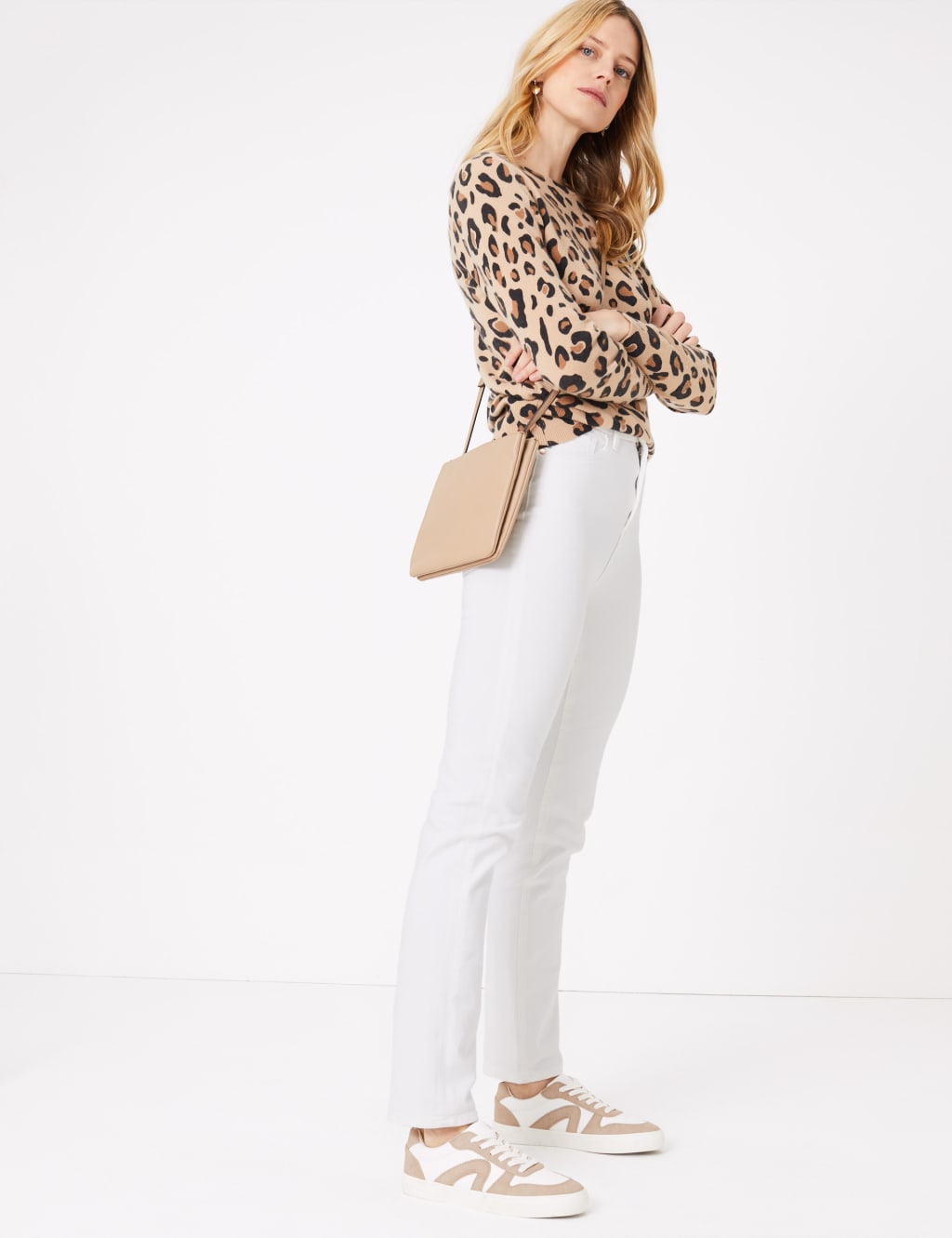 Pure Cashmere Animal Print Jumper 3 of 5