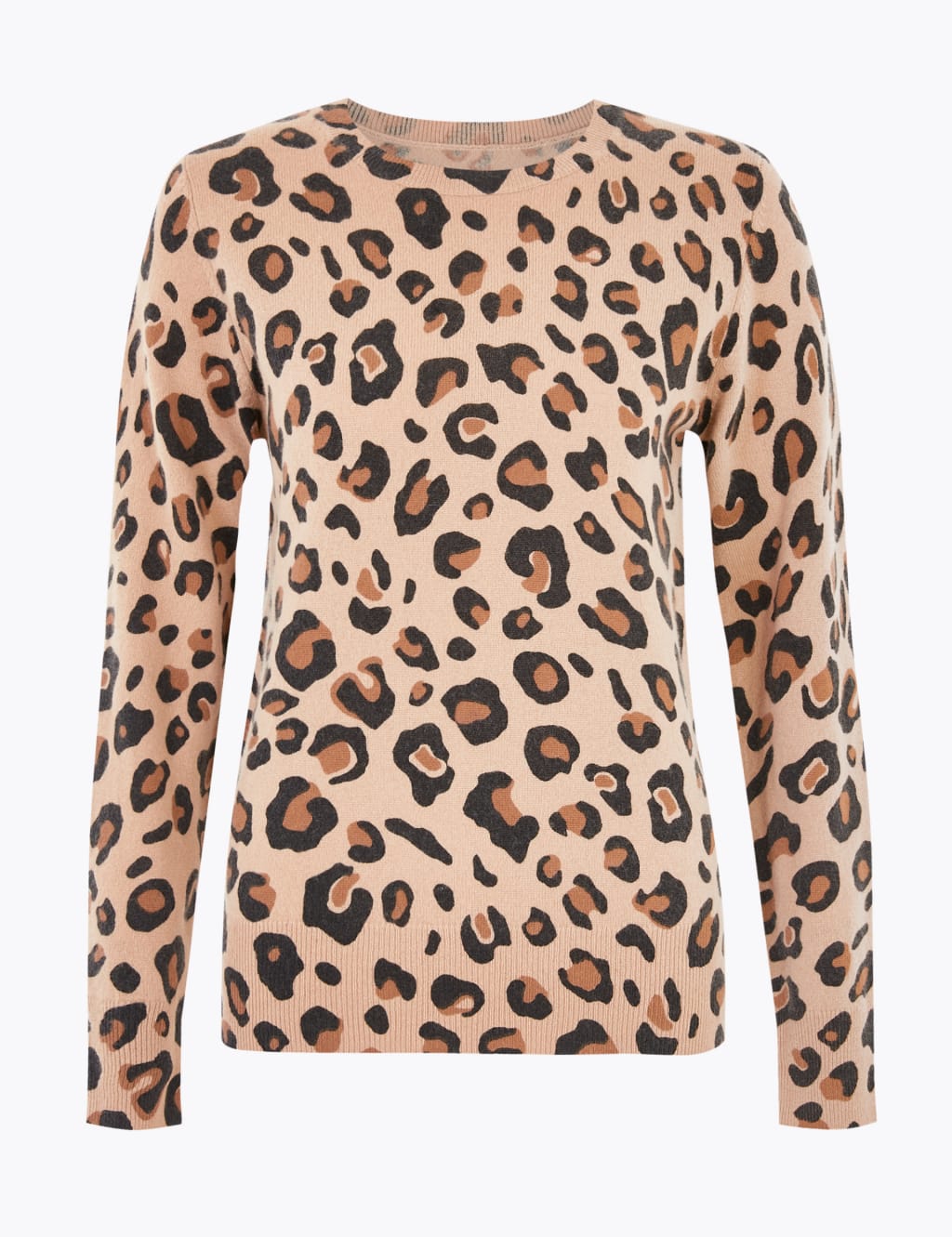 Pure Cashmere Animal Print Jumper Autograph M S
