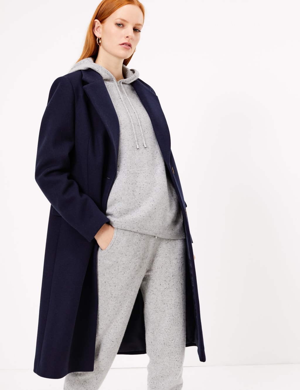 Pure Cashmere Relaxed Fit Hoodie 1 of 5