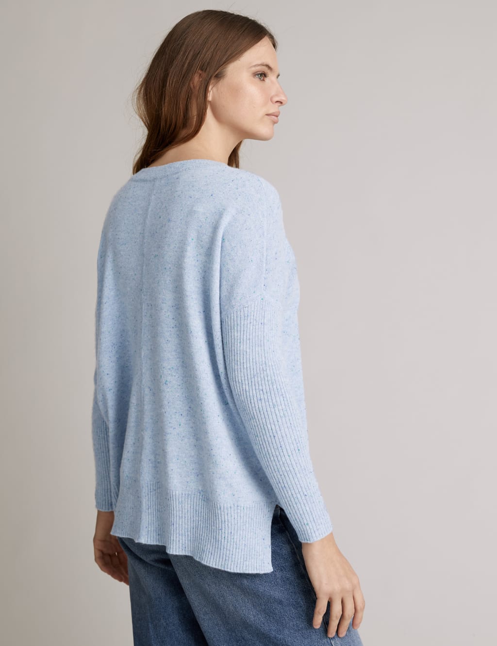 Pure Cashmere Ribbed Jumper 5 of 5