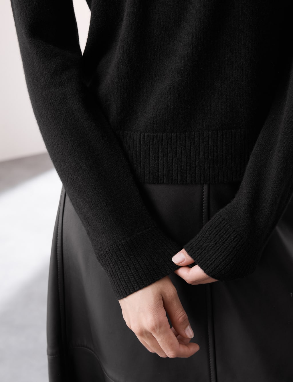 Pure Cashmere Roll Neck Jumper 6 of 8