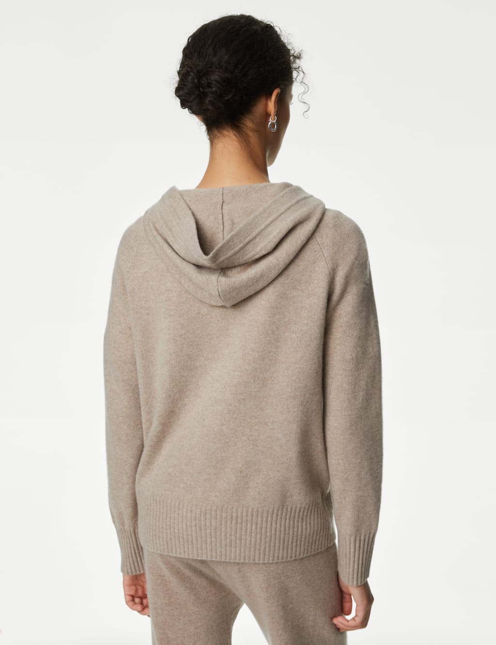 Pure Cashmere Knitted Relaxed Hoodie Autograph M S